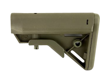 B5 Systems Sopmod Bravo Stock, OD Green, BRV-1104, BRV1104