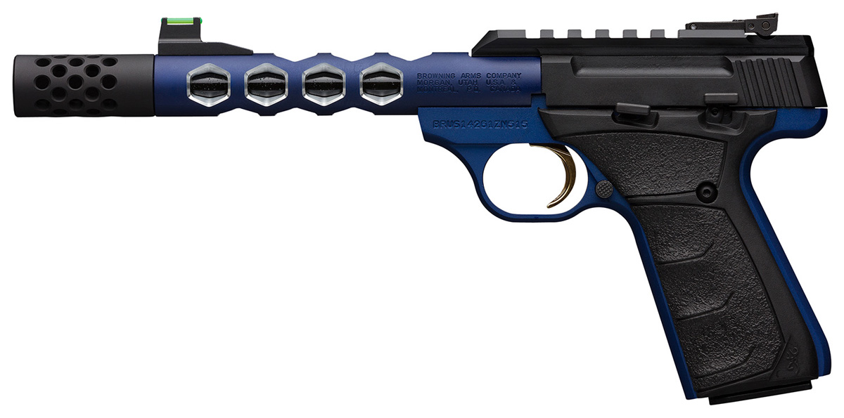 Browning Buck Mark Plus 22 LR Pistol With Blue Anodized Frame And Slide ...