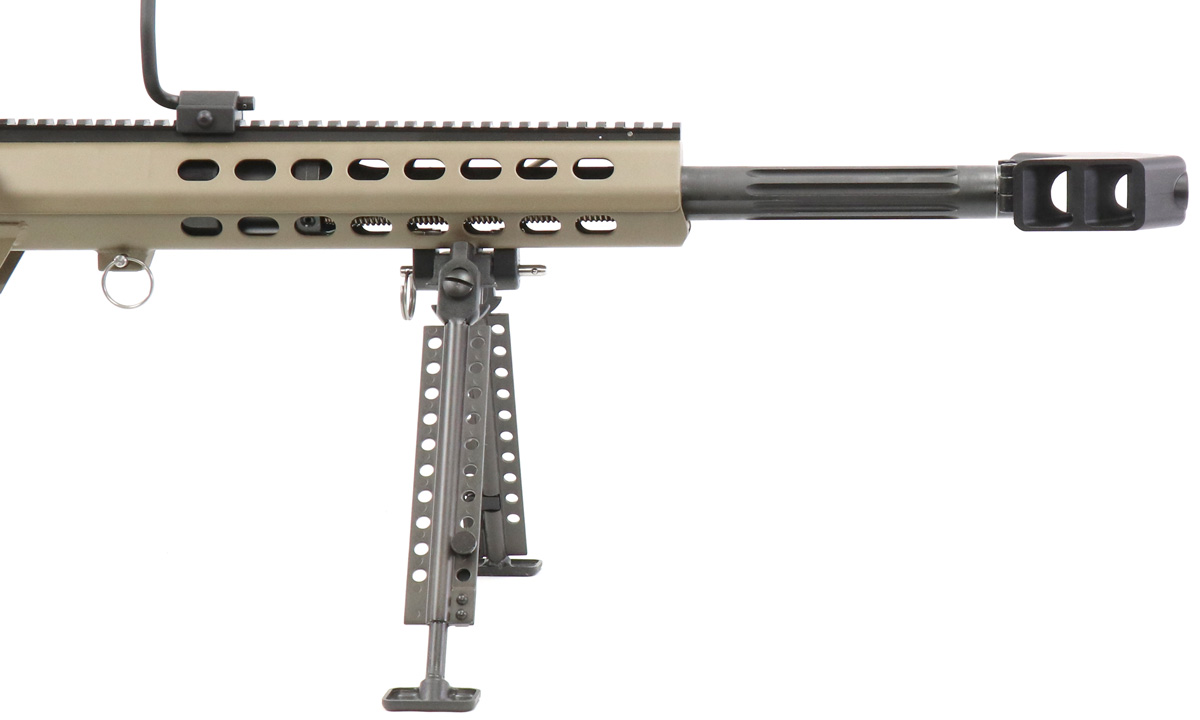 Barrett Firearms M82a1 50 Bmg Fde Semi Automatic Rifle 20 Barrel With Nightforce Shv 3 10x42 