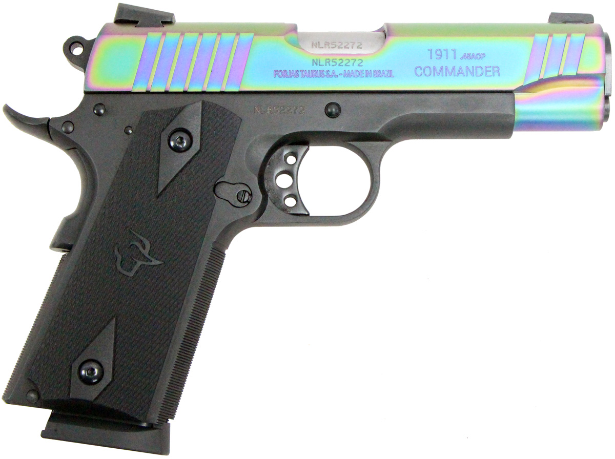 Taurus PT 1911 Commander 45 ACP Pistol Prism PDV Finish, 1-191101COM ...