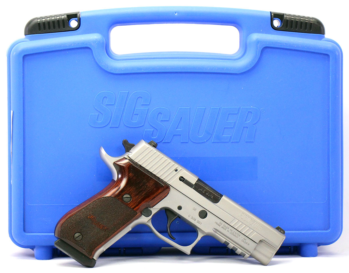 Sig Sauer P220 Elite Stainless 45 ACP Pistol - Used in Good Condition ...