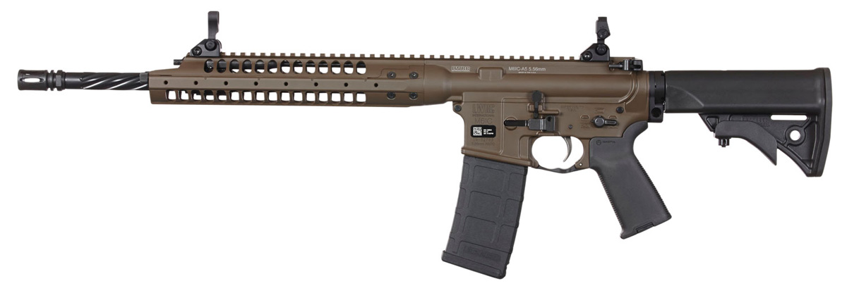 Lwrc Ic-a5 223 5.56 Ar-15 Rifle With Flat Dark Earth Cerakote, Ica5r5ck16