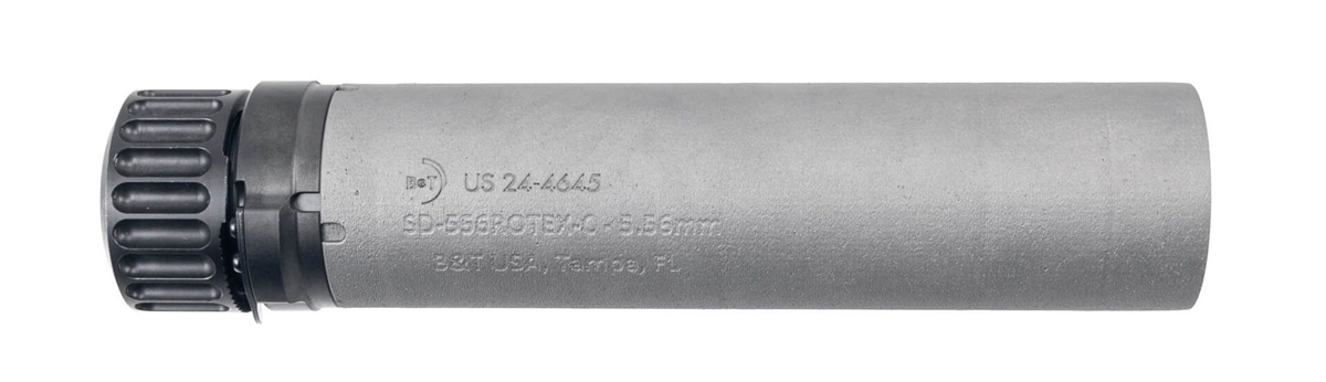 B&T Rotex Compact 5.56 Suppressor With Titanium Surefire Hub Adapter ...