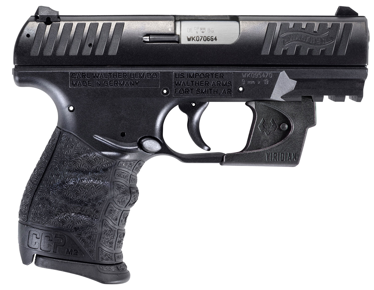 Walther Ccp M2 9mm Pistol With Viridian Red Laser 5080500vrl 6684