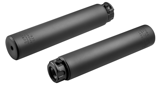 SureFire SOCOM SOCOM338-Ti 338 Lapua Magnum Silencer, SOCOM338-TI-BK,